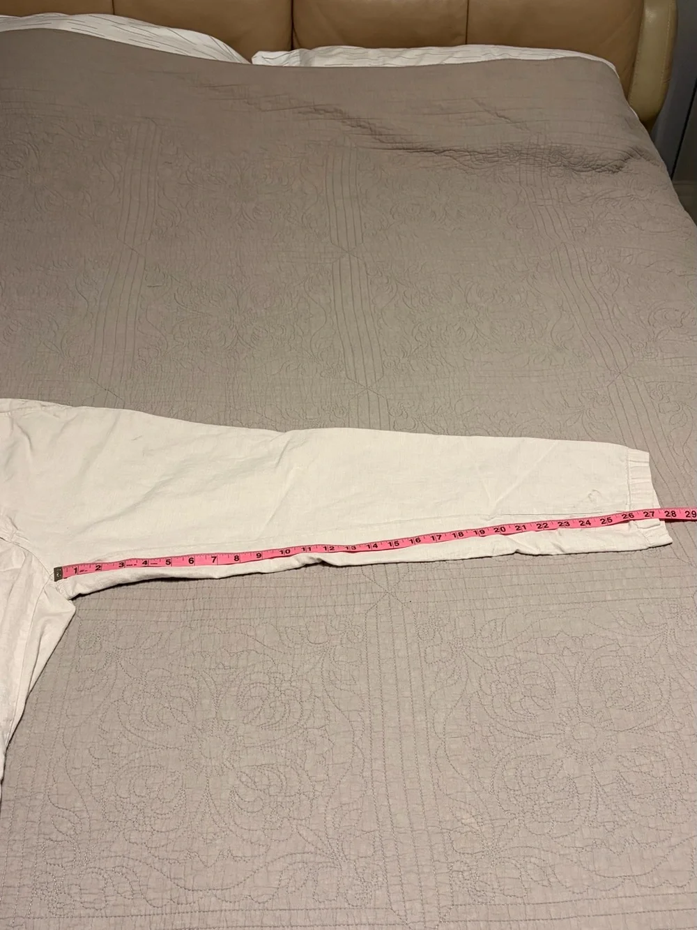 Uniqlo Linen Blend Pants Natural Color